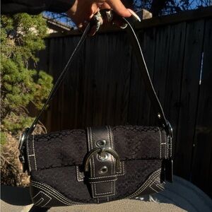 Vintage Black Coach Soho bag